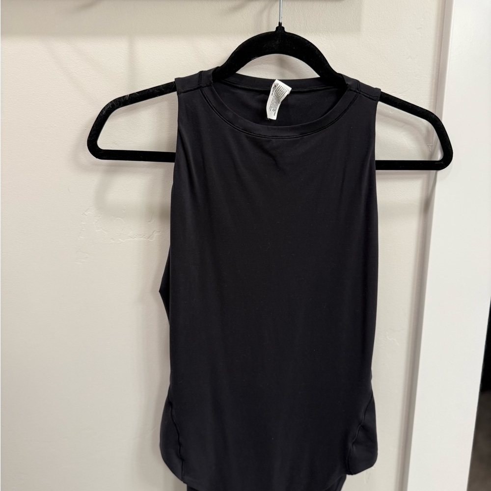 Lululemon Black Sleeveless bodysuit